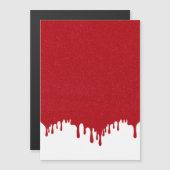 トマト レッド ドリップ カスタム マグネティック カード (正面/裏面)