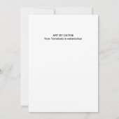 トマト 招待状 (裏面)