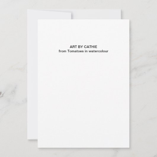 トマト 招待状 (裏面)