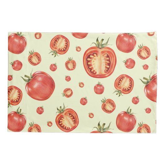トマト 枕カバー (裏面-左)
