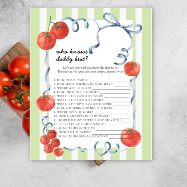 トマト – 誰がパパのゲームを知っ最高のている (クリエイターアップロード済み)