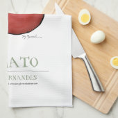 トマト、贅沢なfernandes キッチンタオル (四つ折り)