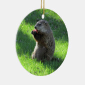 トマトGroundhog セラミックオーナメント (右)