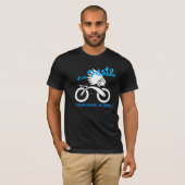 トマホークのLa Patate -トラック黒 Tシャツ (正面フル)