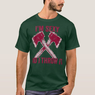 トマホークを投げる斧の二重の斧ギフト Tシャツ
