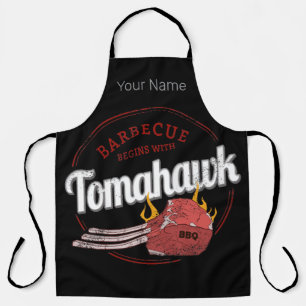 トマホークステーキバーベキュービーフBBQ父の日 エプロン