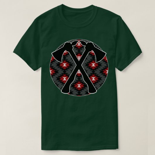 トマホークパターン3 Tシャツ (デザイン正面)