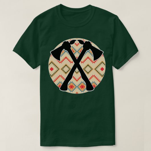トマホークパターン4 Tシャツ (デザイン正面)