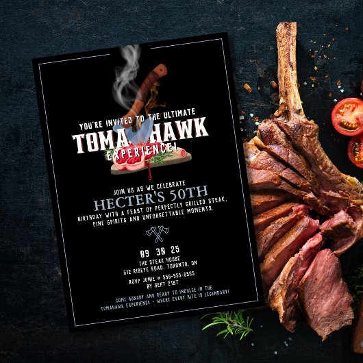 トマホーク誕生日招待状 招待状
