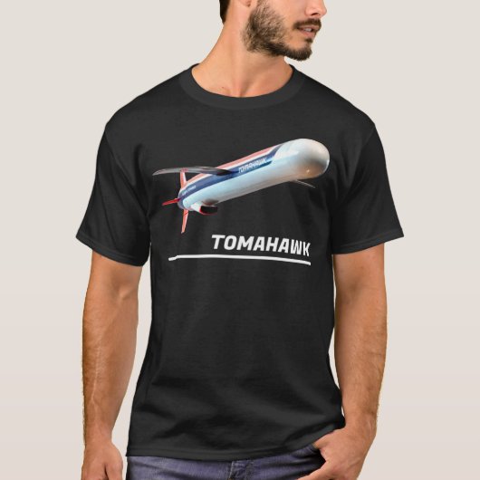トマホークBGM109陸上攻撃ミサイル Tシャツ (正面)