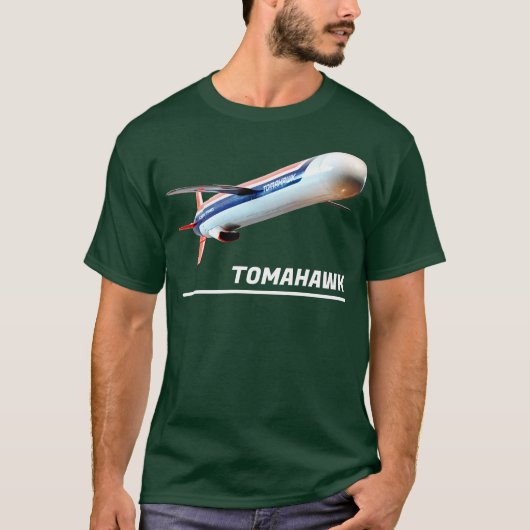 トマホークBGM109陸上攻撃ミサイル Tシャツ (正面)