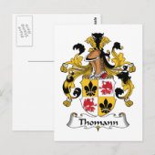 トマン家紋 ポストカード (正面/裏面)