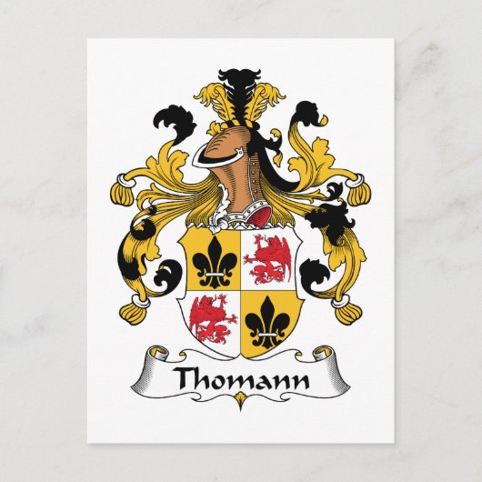 トマン家紋 ポストカード (正面)