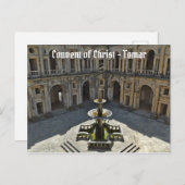 トマールのキリスト修道院。ポルトガル ポストカード (正面/裏面)