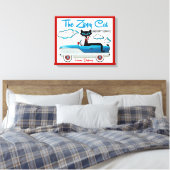 トマ包まれたー猫ランドリールーム キャンバスプリント (インサイチュ (寝室))