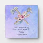 トマ感動的ホーク語でチェロキー語 フォトプラーク (正面)