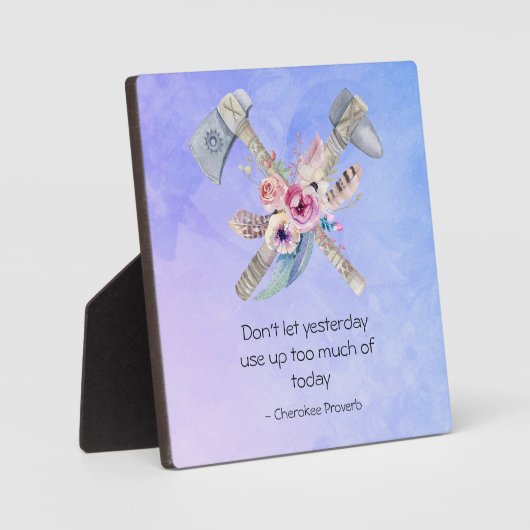 トマ感動的ホーク語でチェロキー語 フォトプラーク (正面)