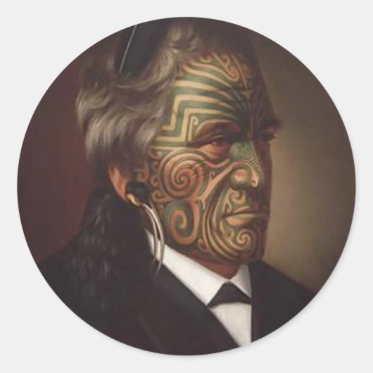 トミカテむつーす – リンドウアステッカー ラウンドシール (正面)