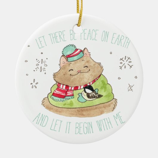 トミーあそこに平和オーナメント セラミックオーナメント (正面)