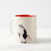 トミーのためのドラム ツートーンマグカップ (正面左)