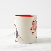 トミーのためのドラム ツートーンマグカップ (中央)