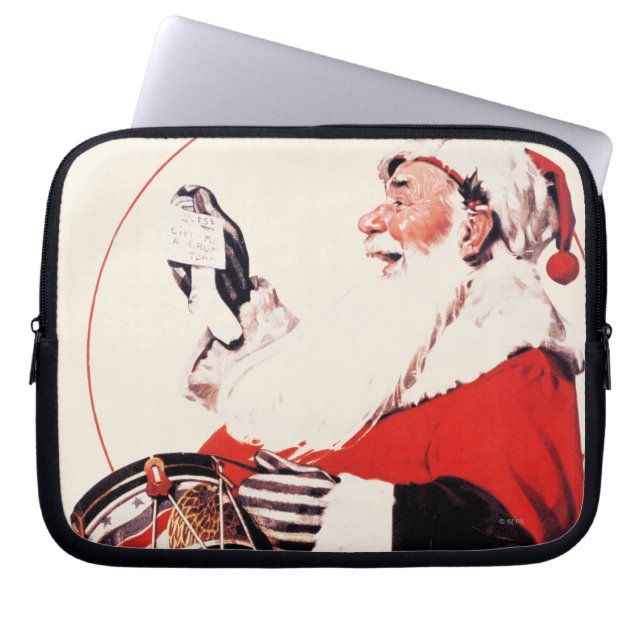 トミーのためのドラム ラップトップスリーブ (正面)