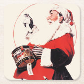 トミーのドラム缶 スクエアペーパーコースター (正面)