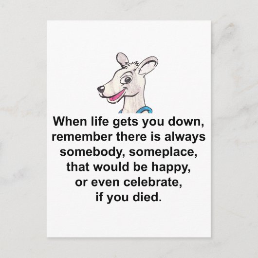 『トミーザ恐ろしいカンガルー1』 ポストカード (正面)