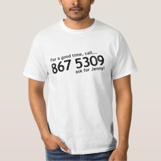 トミーツートーン867 5309 Tシャツ