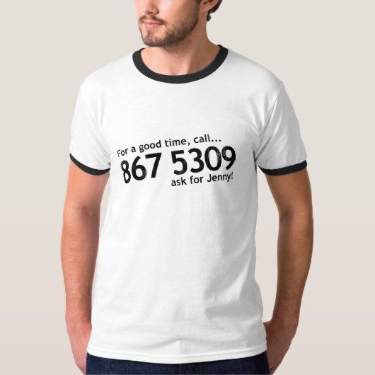 トミーツートーン867 5309 Tシャツ (正面)
