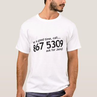 トミーツートーン867 5309 Tシャツ