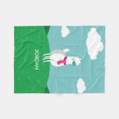 トミーラマ フリースブランケット (正面(横))