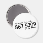 トミー・トゥーネ867 5309 マグネット (正面/裏面)