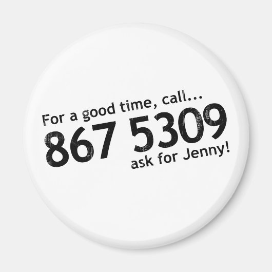 トミー・トゥーネ867 5309 マグネット (正面)