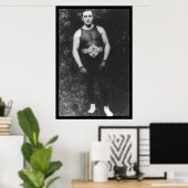 トミー・バーンズボクシング1910 ポスター (ホームオフィス)