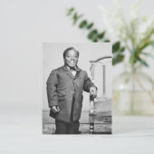 トミ日本のム、アフリカ系アメリカ人ミンストレル、1860年代 ポストカード (スタンド正面)