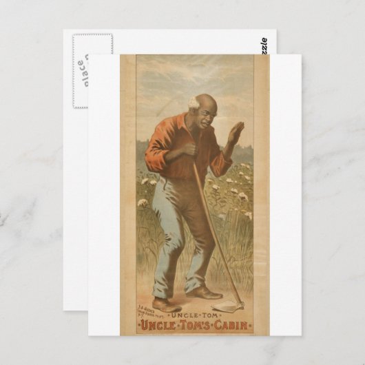 トムおじさんキャビン「トムおじさん」ヴィンテージ劇場 ポストカード (正面/裏面)