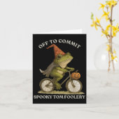 トムお洒落の愚かさを犯すためにカエルの魔法使い カード (黄色い花)