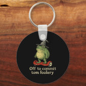 トムお洒落の愚かさを犯すためにカエルの魔法使い キーホルダー (正面)