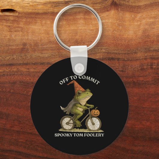 トムお洒落の愚かさを犯すためにカエルの魔法使い キーホルダー (正面)