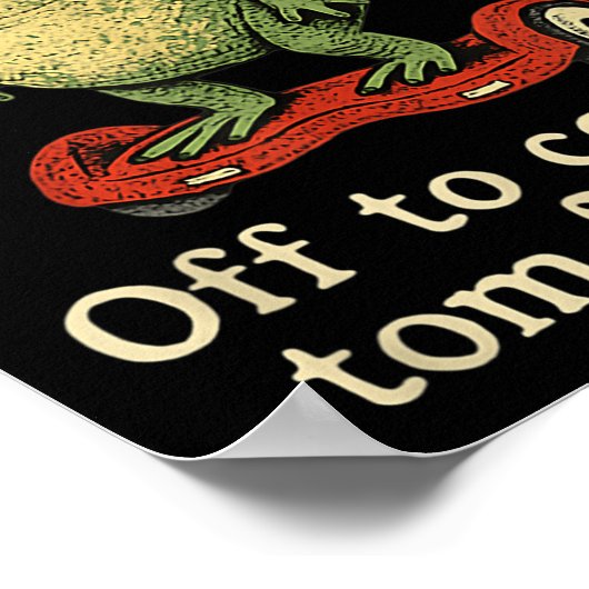 トムお洒落の愚かさを犯すためにカエルの魔法使い ポスター (角)