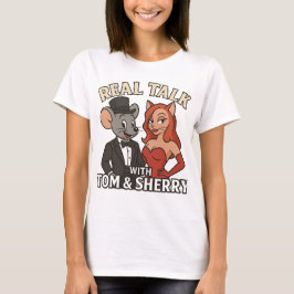 トムとシェリーのリアルな話 女性用Tシャツ Tシャツ