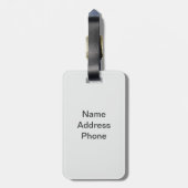 トムとジェリーがあなたの背中を見る ラゲッジタグ (裏面縦)