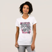 トムとジェリーがあなたの背中を見る Tシャツ (正面フル)