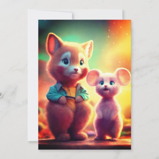 トムとジェリーでアナティックを捕らえろ！ 招待状 (正面)