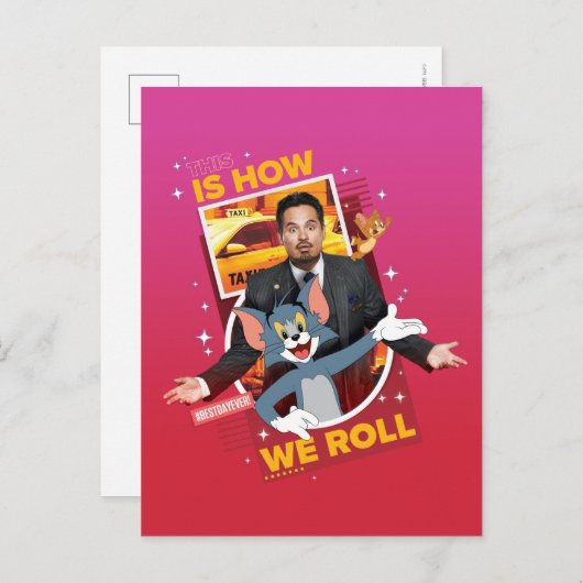 トムとジェリーとテランス – これが私たち転がの ポストカード (正面/裏面)