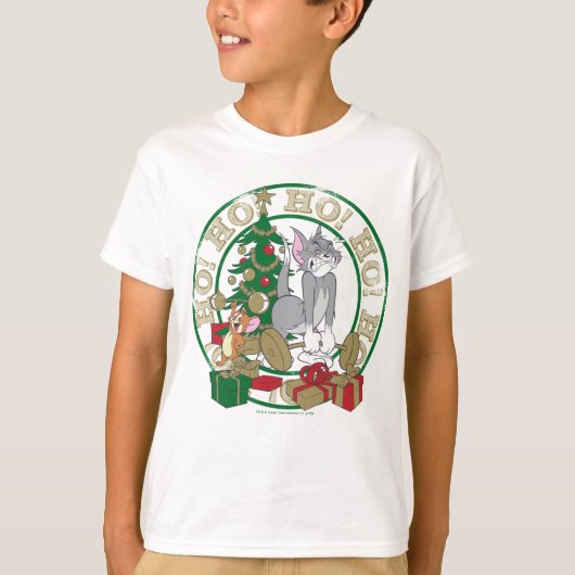 トムとジェリーのオープニングプレゼント Tシャツ (正面)