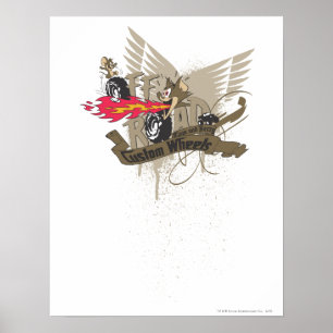 トムとジェリーのカスタムホイール ポスター