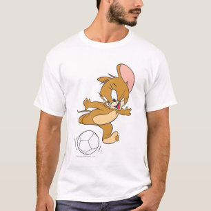 トムとジェリーのサッカー(フットボール) 2 Tシャツ