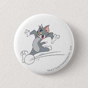 トムとジェリーのサッカー(フットボール) 3 缶バッジ